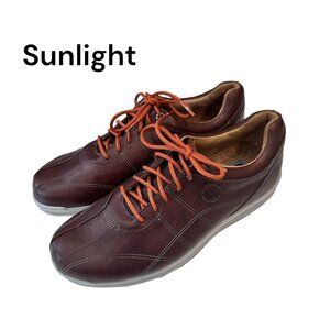 FootJoy Versaluxe Spikeless Shoes Men's 9M Brown Leather Golf Shoes